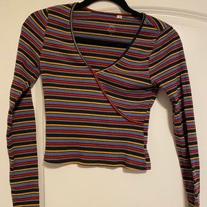 Pac Sun Long sleeved Striped Top